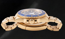 Rolex Submariner Date 40mm 116618LB Blue Dial Yellow Gold Watch
