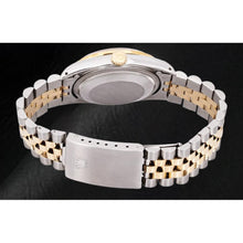 Rolex Two Tone Jubilee Bracelet Watch 36 Mm Dj White Diamond Dial Bezel