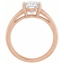 Handcrafted Solitaire Engagement Ring 4.50 ct – profile view