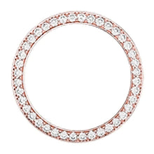 Rose Gold Round Real Diamond Bezel To Fit Datejust Mens 36Mm Watch 4 Ct