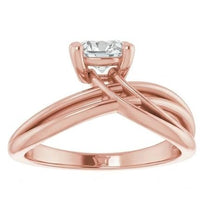 Natural Diamond Ring 5ct - Rose Gold 14K