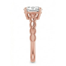 Rose Gold Solitaire Ring Oval Old Mine Cut Real Natural Earth Mined DIAMOND ( NOT LAB GROWN ) 3.25 Carats