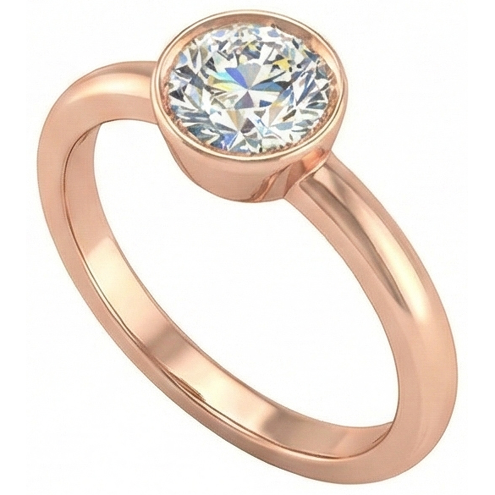 natural round diamond 1.50ct watch close up detail