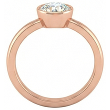 natural round diamond 1.50ct watch profile view
