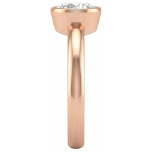 natural round diamond 1.50ct watch on white background