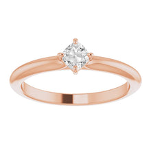 Diamond Solitaire Engagement Ring 2-ct 14K Rose Gold – main view