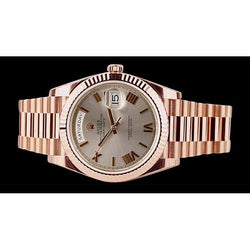 Rose Gold Day Date Ii Rolex Pink Dial President Watch Big 41 Mm