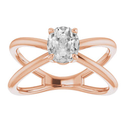 Timeless Split Shank Brilliant Diamond Single Stone Ring – 3 ct