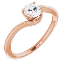 Real Fine Diamond Solitaire Ring – main view