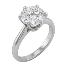Round 1.25 Ct Natural Earth Mined Diamond Solitaire Ring Prong Setting White Gold 14K