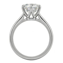Round 1.25 Ct Natural Earth Mined Diamond Solitaire Ring Prong Setting White Gold 14K