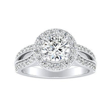 Round 2.80 Carats Real Diamond Anniversary Ring