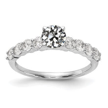 Round Anniversary Ring Old Mine Real Natural Earth Mined Diamond Prong Set 3 Carats