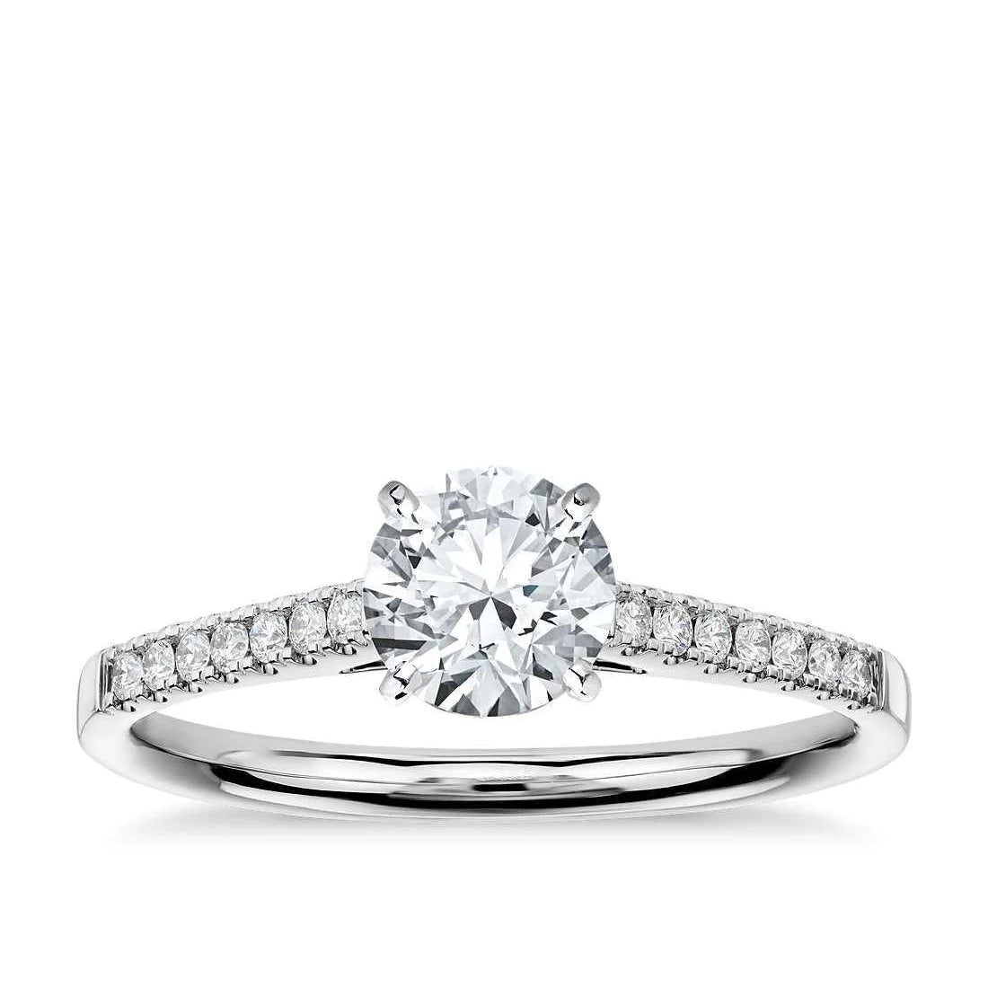Round Brilliant Cut 2.50 Carats Natural Diamond Engagement Ring New