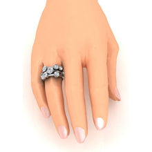 Round Bubble Natural Diamond Ring 2.10 Carats 6mm Wide Bezel Set