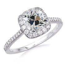 Round & Cushion Old Miner Real Diamond Halo Engagement Ring 8.50 Carats