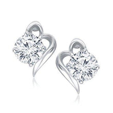 Round Cut 1 Carat Natural Solitaire Diamond Stud Earring