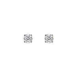 Round Cut 2.20 Ct Genuine Diamond Lady Studs Earrings