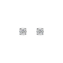 Round Cut 2.20 Ct Genuine Diamond Lady Studs Earrings