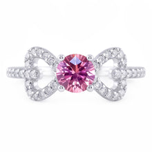 Round Cut 3 Ct Pink Sapphire And Natural Earth Mined Diamonds Fancy Ring White Gold 14K