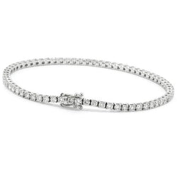 Round Cut 5.40 Ct Genuine Natural Earth Mined Diamond Women Tennis Bracelet White Gold