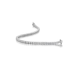 Round Cut 7.50 Ct Natural Earth Mined Diamonds Tennis Bracelet New White Gold 14K