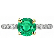 Luxury Gemstone Ring 2 ct – front view
