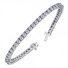 Round Cut Genuine Diamond Tennis Bracelet White Gold Jewelry 8.10 Carats