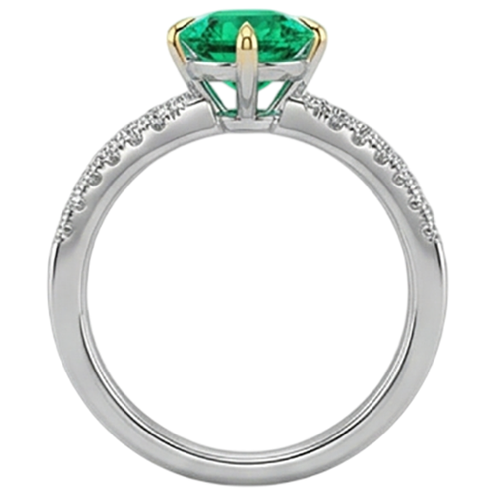 Luxury Gemstone Ring 2.50 ct – top view