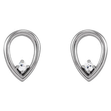 Round Diamond Natural Old Miner Stud Earrings 1 Carat Teardrop Style Jewelry