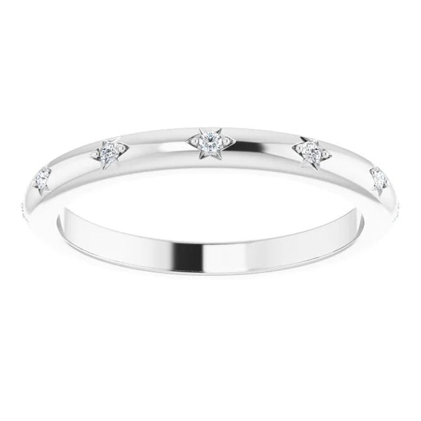 Round Diamond Real Eternity Band 0.30 Carats