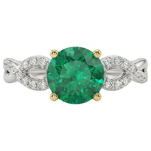 Refined Colored Stone Ring 1.50 ct – side view