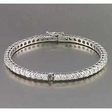 Round Diamond Bangle 9 Carats Women Jewelry