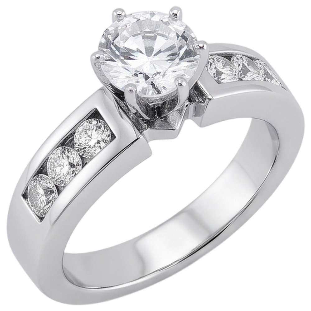 Round Genuine Natural Earth Mined DIAMOND ( NOT LAB GROWN ) Engagement Ring Jewellery New 1.70 Carats