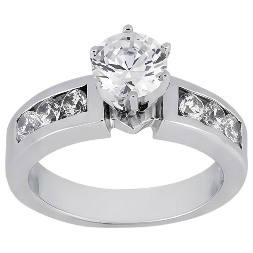Round Genuine Natural Earth Mined DIAMOND ( NOT LAB GROWN ) Engagement Ring Jewellery New 1.70 Carats