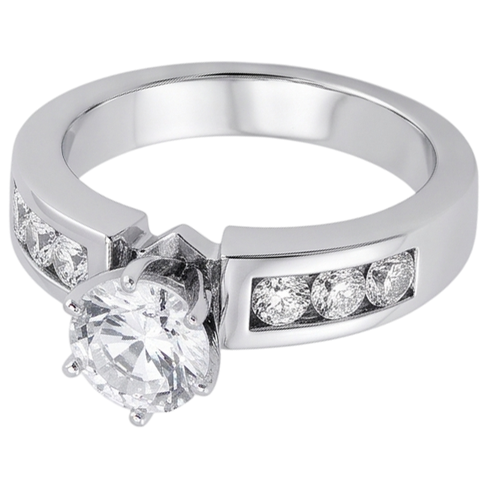 Round Genuine Natural Earth Mined DIAMOND ( NOT LAB GROWN ) Engagement Ring Jewellery New 1.70 Carats