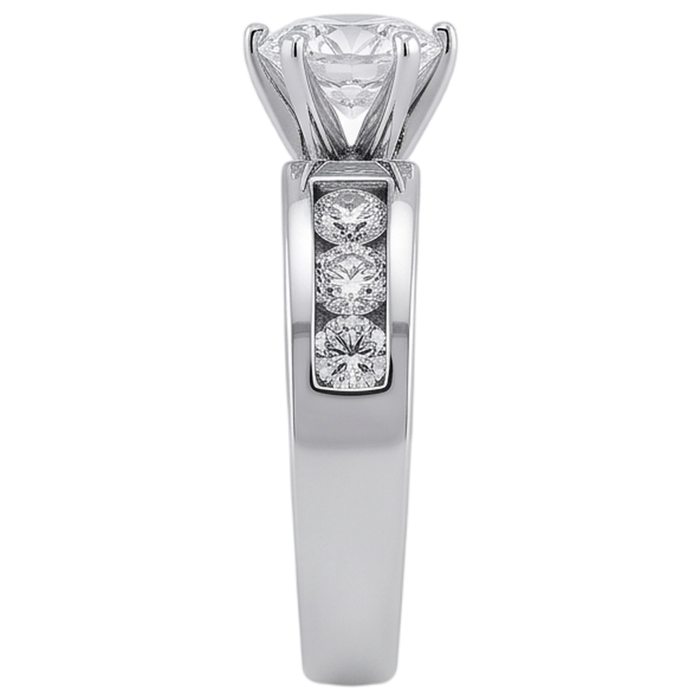 Round Genuine Natural Earth Mined DIAMOND ( NOT LAB GROWN ) Engagement Ring Jewellery New 1.70 Carats
