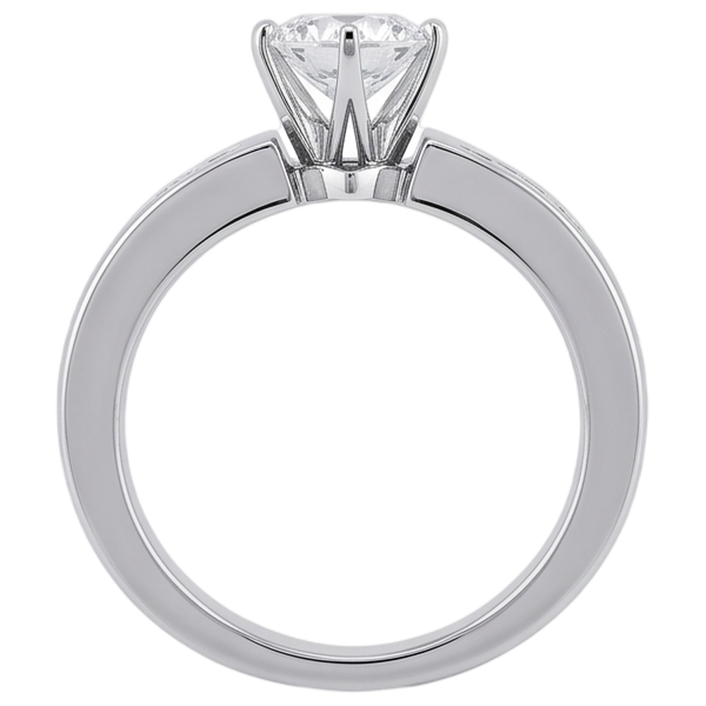 Round Genuine Natural Earth Mined DIAMOND ( NOT LAB GROWN ) Engagement Ring Jewellery New 1.70 Carats