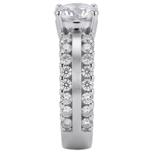 Round Genuine Natural Earth Mined DIAMOND ( NOT LAB GROWN ) Engagement Women Ring 4.70 Carats White Gold 14K