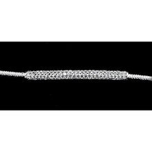 Round Natural Diamond Bracelet 3 Carats Prong Set White Gold 