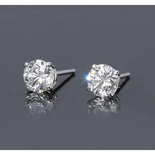 Round Natural Diamond Stud Earring 1.50 Carats