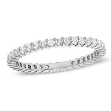 Round Natural Earth Mined Diamond Wedding Band Ring White Gold Jewellery 5.25 Ct.