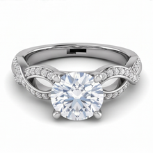 Round Natural Earth Mined DIAMOND ( NOT LAB GROWN ) Engagement Anniversary Ring 1.97 Carat Jewellery WG 14K