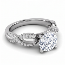 Round Natural Earth Mined DIAMOND ( NOT LAB GROWN ) Engagement Anniversary Ring 1.97 Carat Jewellery WG 14K