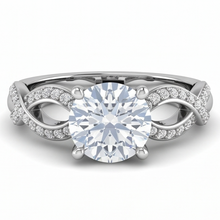 Round Natural Earth Mined DIAMOND ( NOT LAB GROWN ) Engagement Anniversary Ring 1.97 Carat Jewellery WG 14K