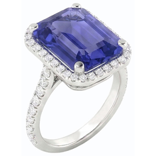 Round Natural Earth Mined Diamond Halo Ring Emerald Sapphire 4.50 Carats Accented