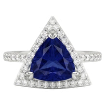 natural round sapphire 1.50ct ring side angle