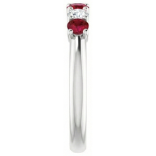 Round Natural Earth Mined Diamond Ruby Stone Ring 2 Carats White Gold 14K Jewellery