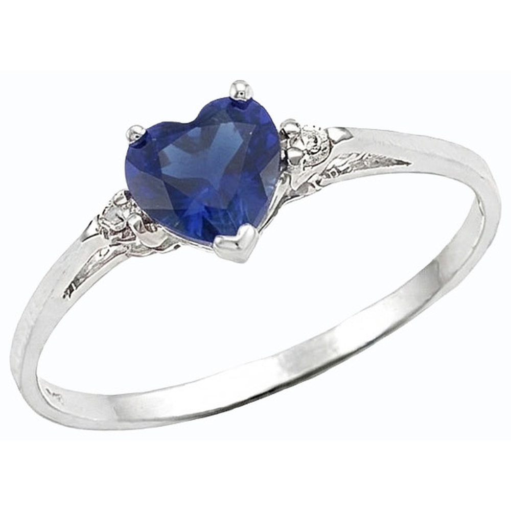 natural round sapphire 1.75ct ring close up detail