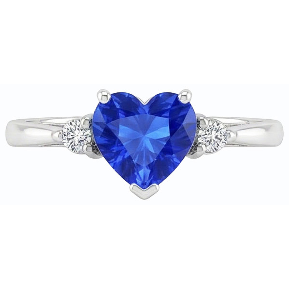 natural round sapphire 1.75ct ring lifestyle photo